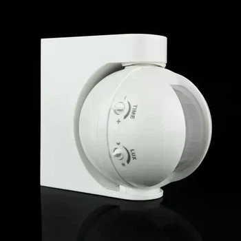 Инфракрасный датчик движения BIOM IRM-04W max 1200Вт 180° настенный белый (18917)
