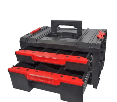 Ящик для инструментов с выдвижными ящиками Haisser System PRO BasiС 90123 136839 450x310x244 мм