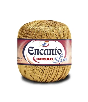 7577 ENCANTO SLIM пряжа (100% віскоза, 100гр. 240м ), золотий