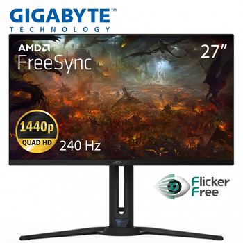 Монитор GIGABYTE FO27Q2 AORUS безрамочный OLED 2560x1440 QHD 27" / 10W