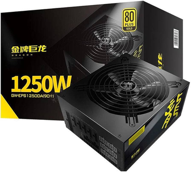 Блок живлення GreatWall 1250W PSU 80PLUS Gold Full Module Power Supply ATX (GW-EPS1250DA 90+:5) Б/в