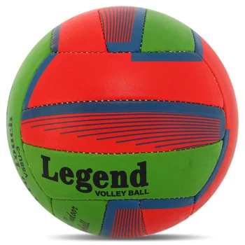 Мяч волейбольный размер №5 для игры в зале и на улице (Indoor/Outdoor) Legend 0714 Red-Green