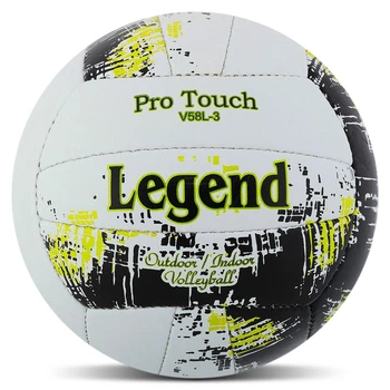 Мяч волейбольный размер №5 для игры в зале и на улице (Indoor/Outdoor) Legend Pro Touch 4071 White-Black