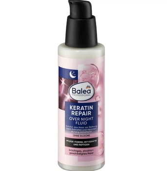 Ночной флюид для восстановления волос с кератином Balea Professional Over Night Fluid Keratin Repair 100 мл