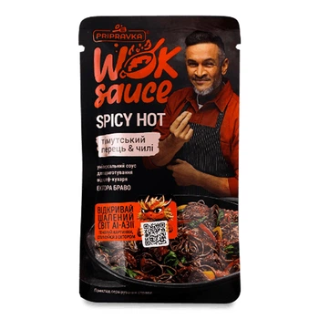 Wok соус Приправка Spicy Hot с тимутским перцем и чили 140 г