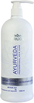 Шампунь безсульфатный, деликатный уход - Triuga Ayurveda Professional Hair Care 1000ml (1097540-1459898-2)