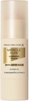 Хайлайтер-стик - Max Factor Miracle Pure Luminous Touch Highlighter Balm 10 - Soft Touch Pearl (6g) (1279222-1877492813-2)