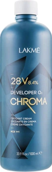 Крем-окислитель 8,4% Lakme Chroma Developer 28V 1000ml (755245-680407-2)