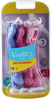 Набор одноразовых станков для бритья, 6 шт, вариант 1 - Gillette Venus Simply 3 Plus 6шт (1137217-1516667-2)