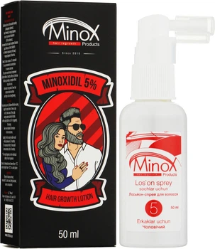 Лосьон-спрей против выпадения волос для мужчин MinoX 5 Lotion-Spray For Hair Growth 50ml (635405-958635-2)