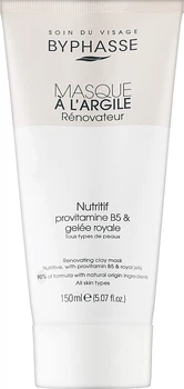 Оновлююча глиняна маска для обличчя - Byphasse Masque L'Argile Renovating Clay Mask 150ml (961660-1222555-2)