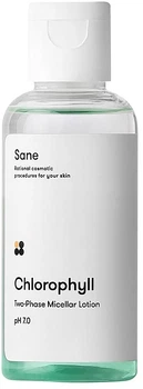 Двухфазная мицеллярная вода - Sane Chlorophyll Two-Phase Micellar Lotion 50ml (956643-1216698-2)