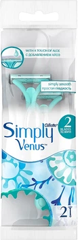 Одноразовые бритвенные станки Gillette Simply Venus 2 Satin Care 4шт (570245-954953-2)
