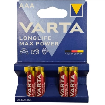 Батарейка LR03 Varta MaxPower (блістер по 4шт) AAA (46097)