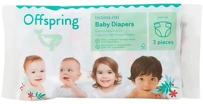 Підгузки Offspring Розмір M 6-10 кг 3 шт (DP-OI-FTT-M3P)