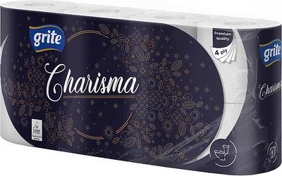 Папір туалетний Grite Charisma 8шт (8 шт.) (818798-1168189-2)