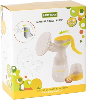 Молоковідсмоктувач механічний Baby Team Молоковідсмоктувач механічний Baby Team (735941-0-2)