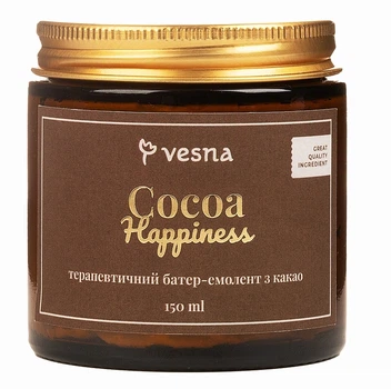 Терапевтический баттер-эмолент с какао - Vesna Cocoa Happiness 100ml (1207880-1590666086-2)