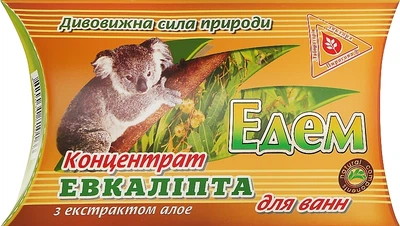 Концентрат эвкалипта с экстрактом алоэ для ванн "Эдем" - Лаборатория Доктора Пирогова 450g (932760-1186786-2)