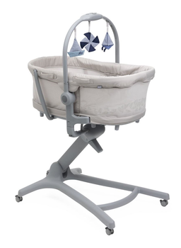 Дитяче ліжечко багатофункціональне Chicco Baby Hug Pro 5 в 1 Бежеве (8058664173273)