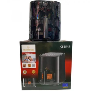 Фритюрниця повітряна Crownberg 1200Вт 4л 8 програм CB 5545 Чорна