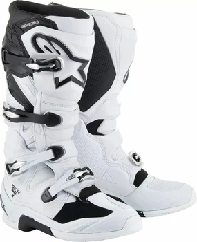 Мотоботи Alpinestars TECH 7, 10, Чорний/Білий (2958341)