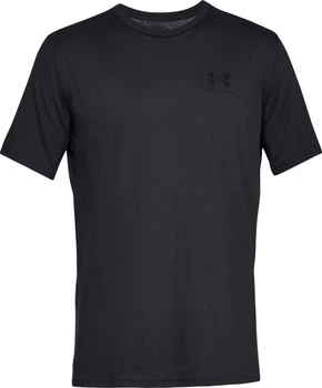 Футболка Under Armour LEFT CHEST LOGO черная M 1326799-001