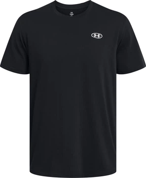 Футболка Under Armour HEAVYWEIGHT LEFT CHEST PATCH черная S 1382902-001