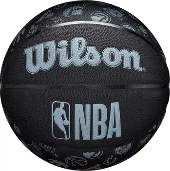 Баскетбольный мяч Wilson NBA ALL TEAM черно-голубой Размер 7 WTB1300XBNBA7
