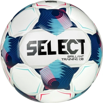 Футбольный мяч Select BRILLANT TRAINING DB V25 (FIFA BASIC) бело-сине-розовый Размер 4 086415-002
