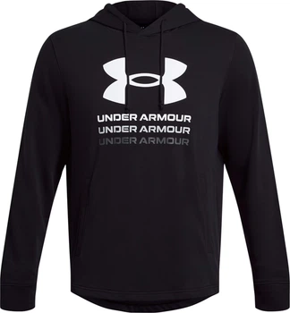 Худи Under Armour RIVAL TERRY GRAPHIC черное L 1386047-001