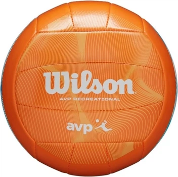 Мяч для пляжного волейбола Wilson AVP MOVEMENT VB оранжево-голубой Размер 5 WV4006801XBOF