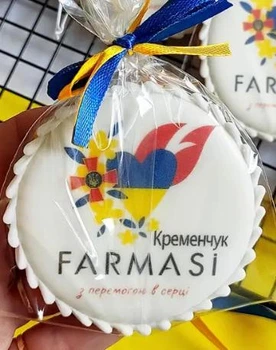 Пряники з лого 1шт