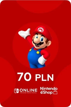 Подарункова карта Nintendo eShop Gift Card на суму 70 PLN, (Регіон Польща)