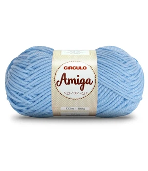 2253 AMIGA пряжа (100% акріл, 100гр. 133м. ), блакитний