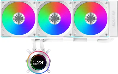 Система рідинного охолодження Lian Li HydroShift II LCD-C 360CL White (G89.GHS2LCD36RW.00)