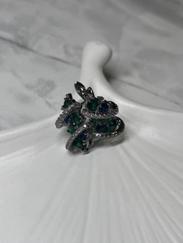 Сережки Mirshine Galaxy Blue/Green