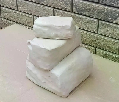 Глина для ліпки та творчості 1 кг Біла