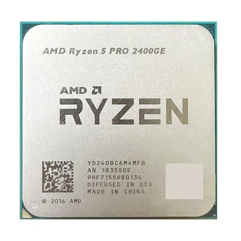 Процесор sAM4 AMD Ryzen 5 PRO 2400GE, 3.2-3.8 МГц, 4-8 core, AMD Radeon Vega 11, 35W Б/В
