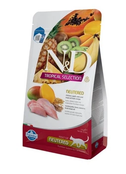 Низкозерновой сухой корм Farmina N&D Tropical Selection для стерилизованных кошек с курицей и тропическими фруктами 1.5 кг