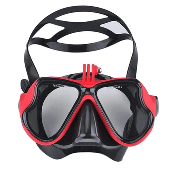 Професійна підводна маска для дайвінгу з тримачем для камери GoPro Red