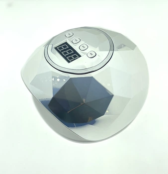 Лампа для манікюру SUN F6 UV/LED, 86 Вт срібляста