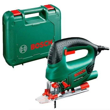Электролобзик Bosch PST 800 PEL (0.53 кВт, 3000 ход/мин) лобзик с четырьмя уровнями маятникового хода (26132)