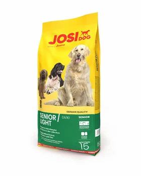 Сухой корм Josera JosiDog Senior / Light для менее активных и старших собак 15 кг