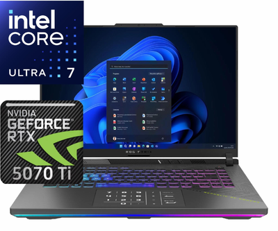 Ноутбук (2024) ігровий ASUS ROG Strix G16 Ultra 7-255HX/ 32GB / 1TB+1TB/ RTX5070Ti / 16" 165Hz