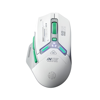 Игровая мышь Inphic IN9 XS с комбинированным подключением USB, Bluetooth, USB 2.4ГГц, RGB, 12000 DPI, белый