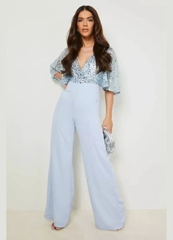 Комбинезон boohoo 44 Голубой GZZ02757_гол_09