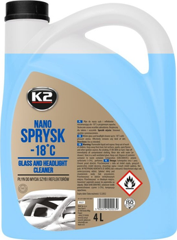 Зимовий омивач скла K2 Nano Sprysk -18C 4 л (5906534020239)