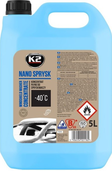 Zimowy płyn do spryskiwaczy K2 Nano Sprysk -40C 5 l (5906534021182)