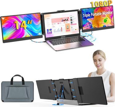 Портативный монитор 14" Kwumsy S2 Full HD LCD 60Hz Б/В